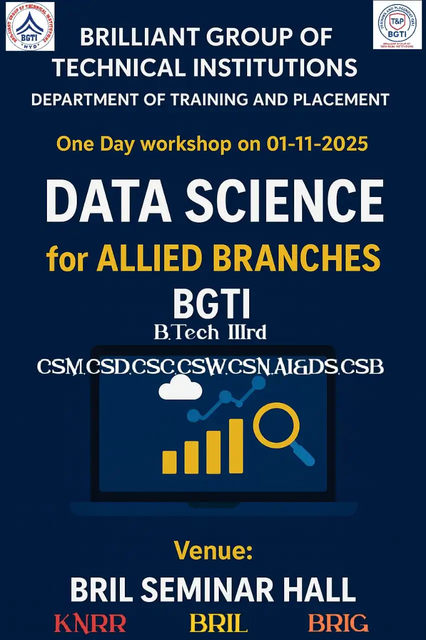 Data Science Workshop 1-11-2025 – BRIL Workshop 2025-26